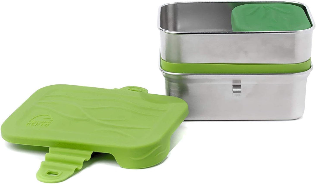 Ecolunchbox 3-in-1 Auslaufsichere Edelstahl Bento Box Spritzbox (1) 1 EA, 1 EA