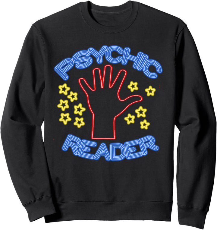 Psychic Reader Kitschy Zeichen Sterne Hand Wahrsager Sweatshirt