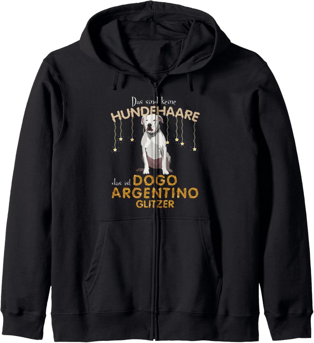 Das sind keine Hundehaare das ist Dogo Argentino G Kapuzenjacke