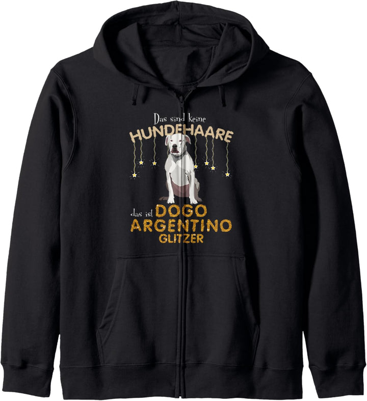 Das sind keine Hundehaare das ist Dogo Argentino G Kapuzenjacke