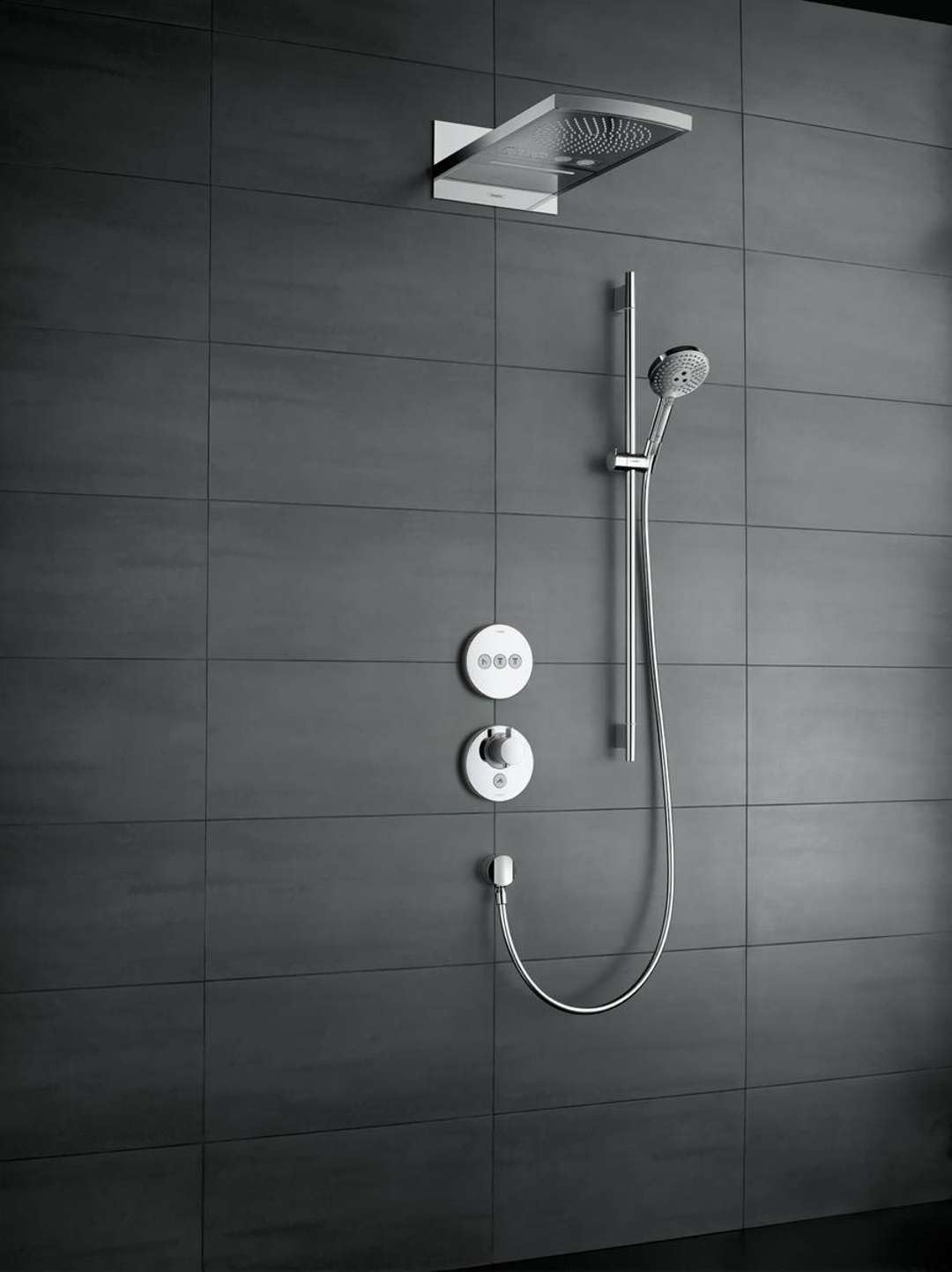 hansgrohe ShowerSelect S Unterputz Ventil, für 3 Funktionen, Chrom 3 Verbraucher Ventil, 3 Verbrauch