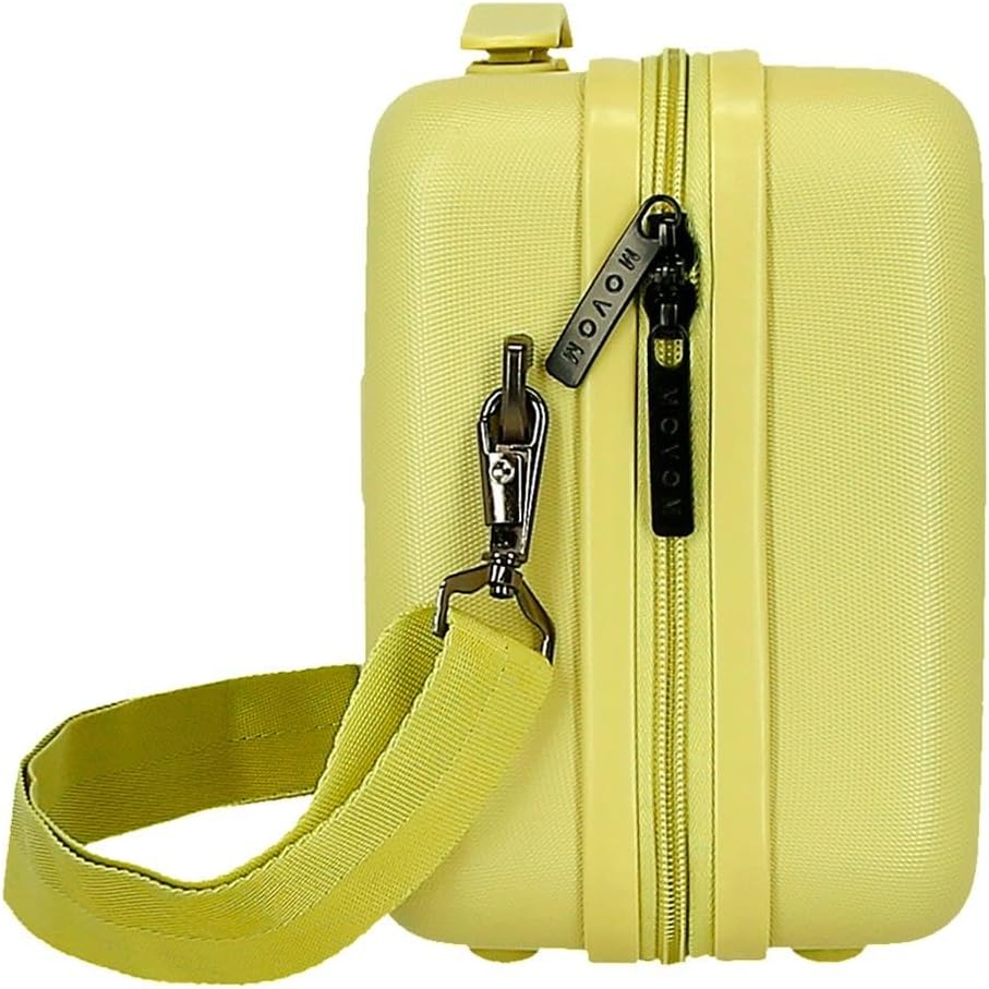MOVOM Wood Trousse de Toilette cabine, bagage, intérieur à Deux compartiments, en ABS résistant et l