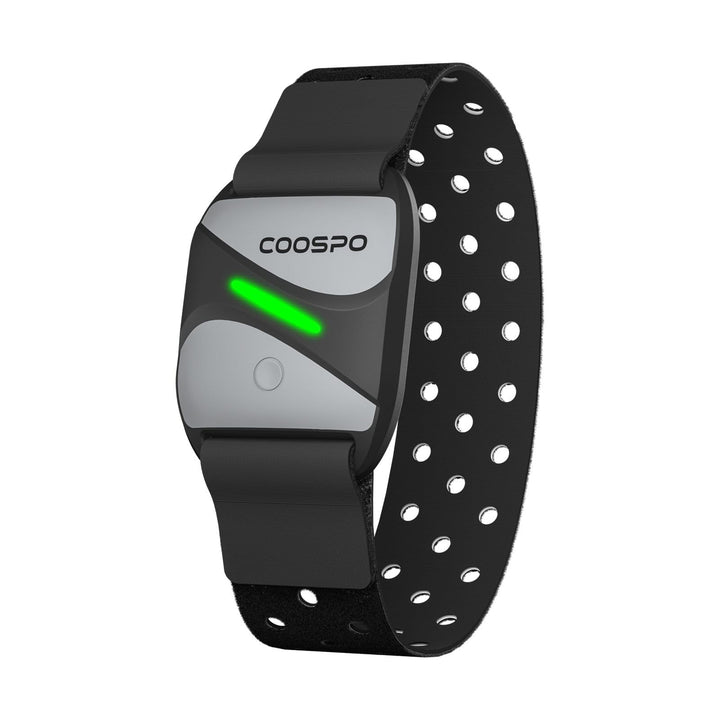COOSPO HW807 Herzfrequenzmesser Armband Armgurt Bluetooth5.0 ANT+, HRV Herzfrequenz-Trainingsbereich