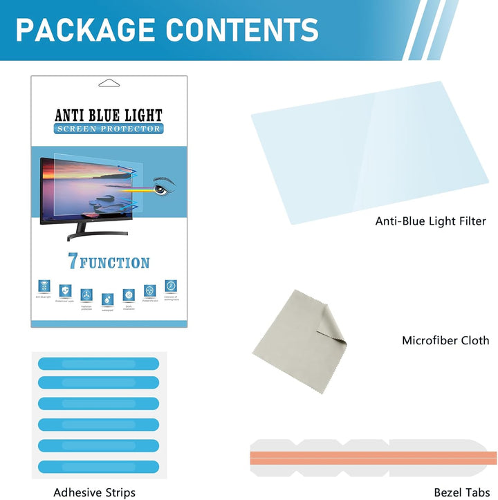 LAMA Anti Blaulichtfilter für 23,8 Zoll Monitor, Blaulicht blockierende Displayschutzfolie, Anti Blu