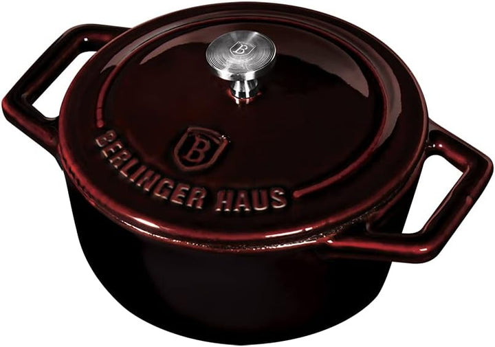 Berlinger Haus - BH/6495 - Mini -Topf, 10 cm, Gusseisen, Bordeaux
