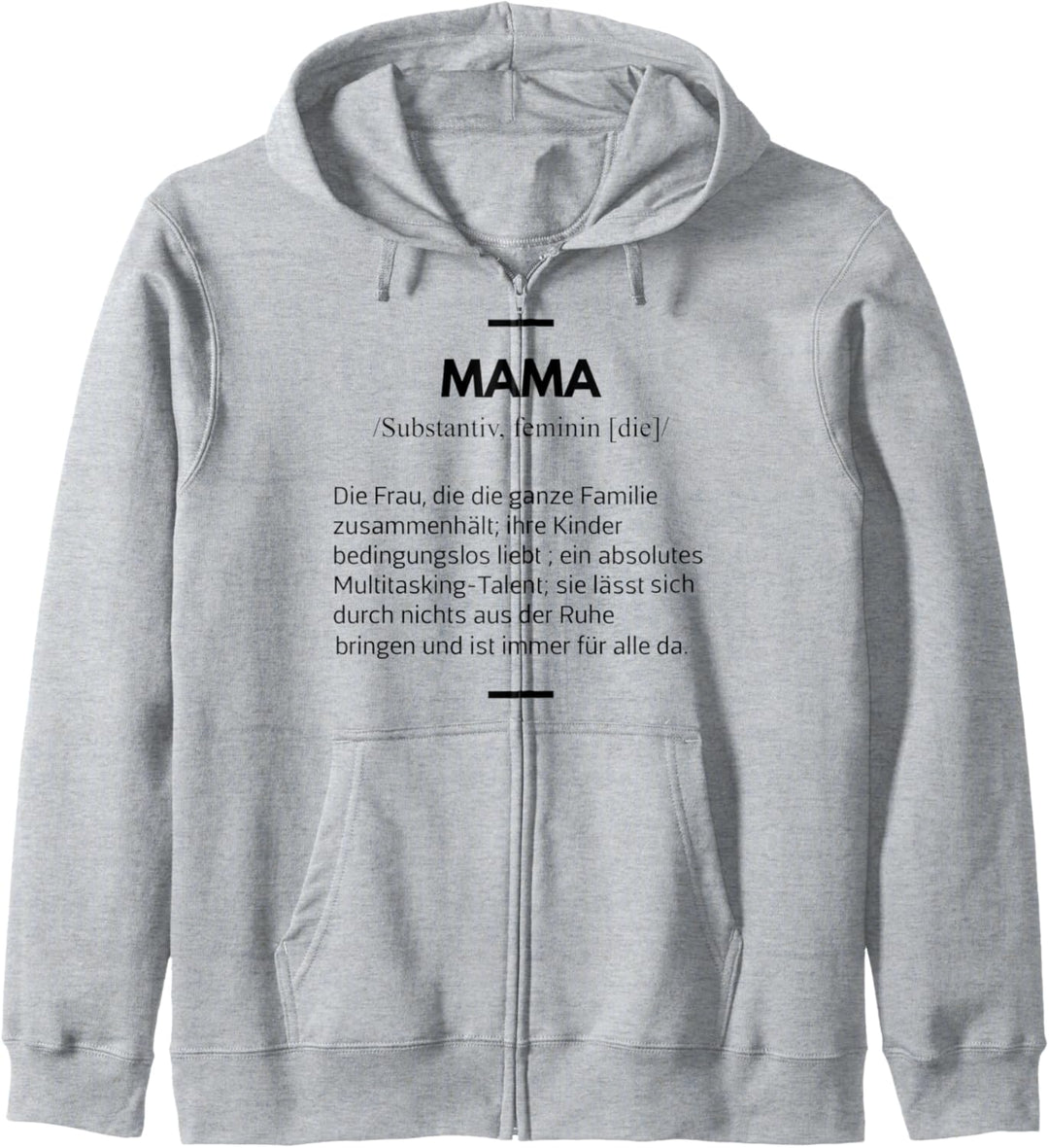 Mama Grafik Geschenk für Mutter von Kinder Sohn Tochter Mutt Kapuzenjacke