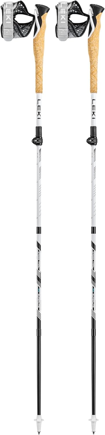 Leki Cross Trail FX Superlite compact Stöcke Taglia unica white-mint-black, Taglia unica white-mint-