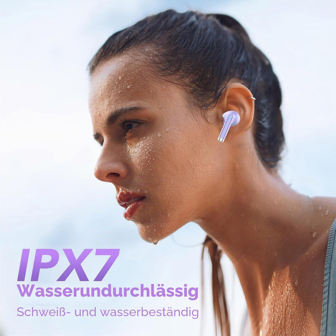 2025 Neue Bluetooth 5.4 Kopfhörer, QXQ Kopfhörer Kabellos Sport In Ear Headphones mit 4 ENC Mic, 40