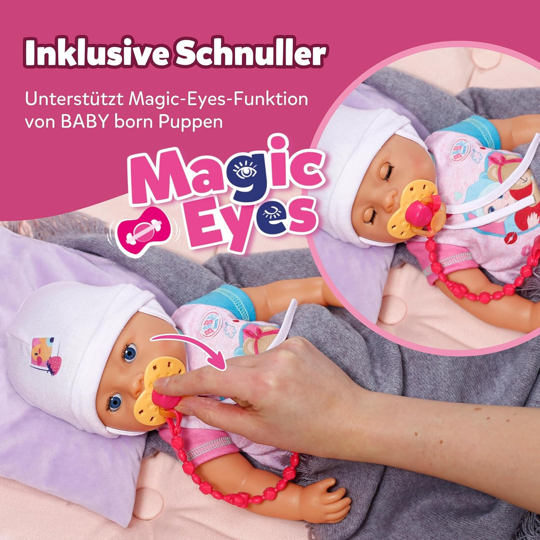BABY born Neugeborenen-Set - Inkl. Mütze, Fläschchen, Windel, Rassel, Halstuch, Schnuller zum Verzie