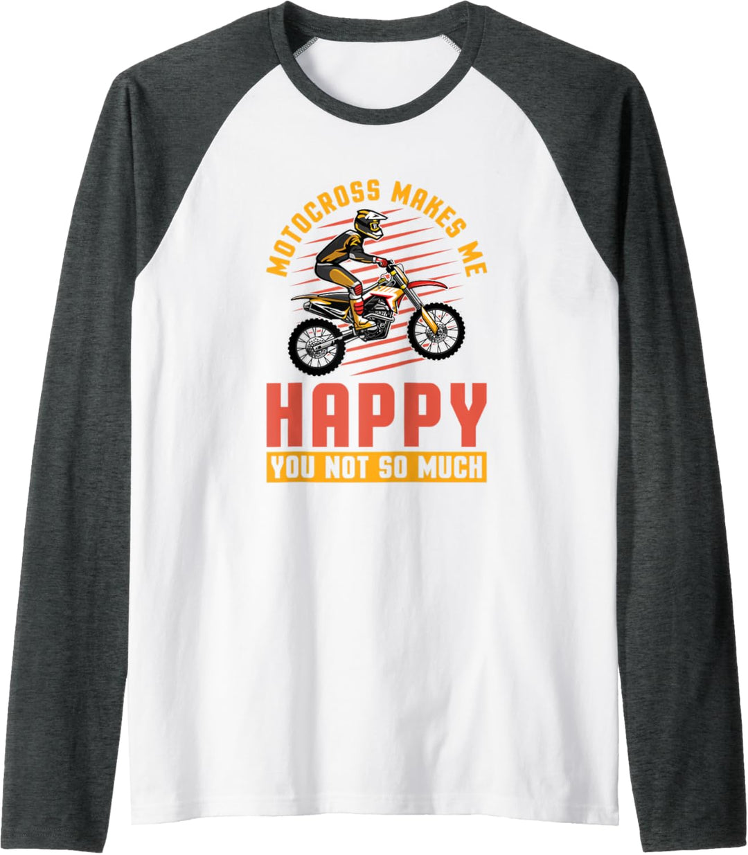 MX Motocross Biker Dirt Bike - Glück Supercross Raglan