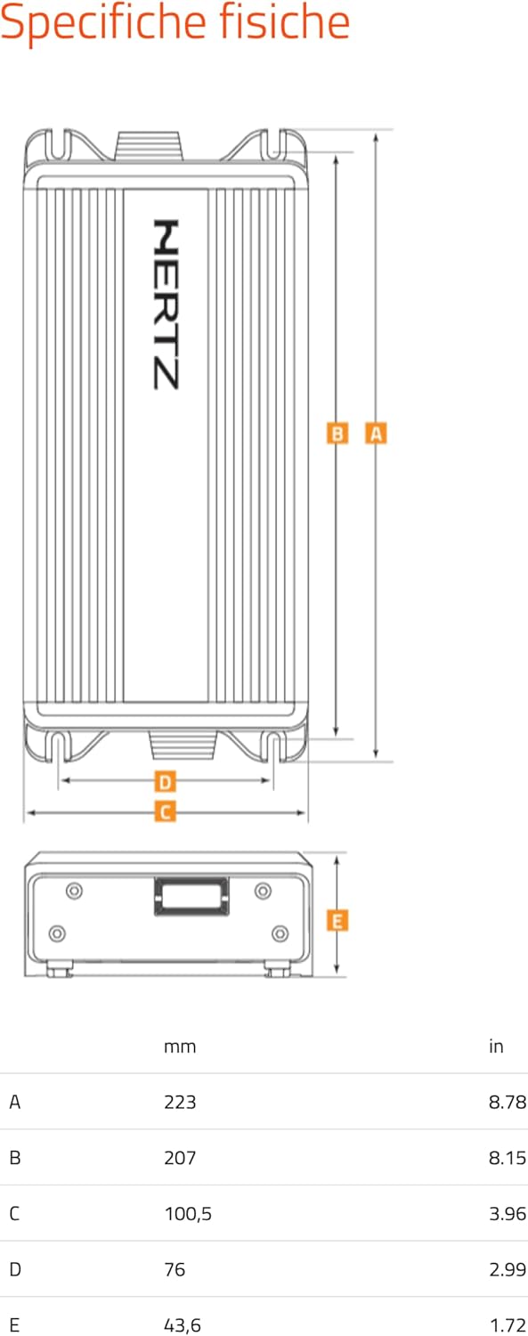 Hertz HMP 4D - 4-Kanal Marine Endstufe