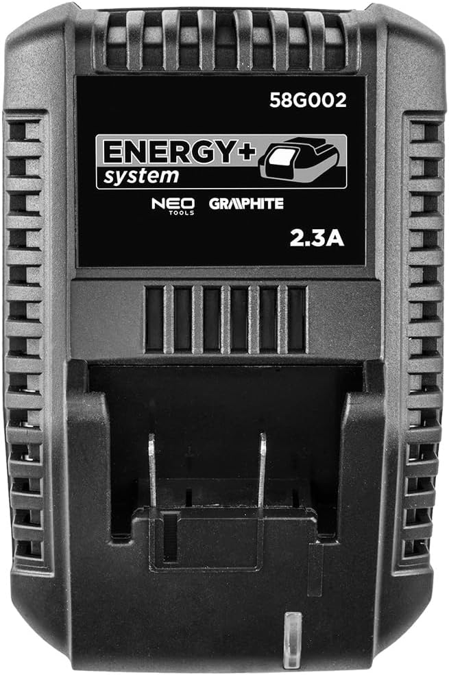 GRAPHITE Akku ladegerät Energy+ zum Laden von Lithium-Ionen-Akkus | Einer Spannung von bis zu 18 V,