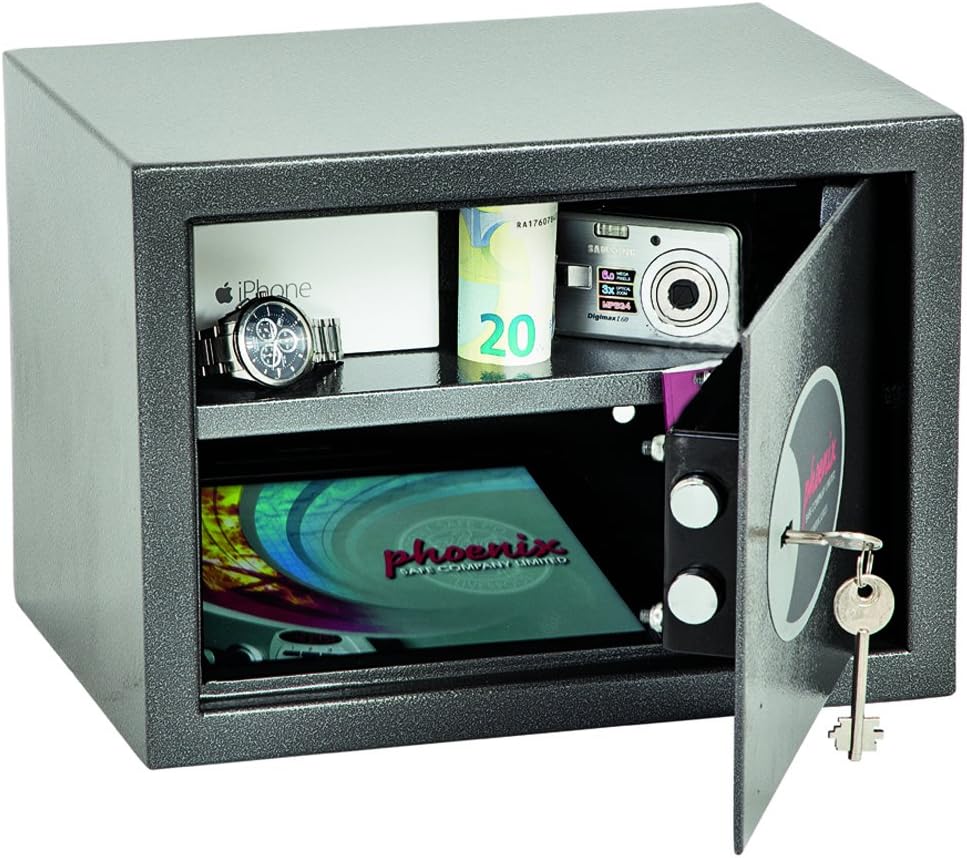 Phoenix Safe Company – SS0802K Vela Home & Office Security Safe | Key Locking | Twin Locking Bolts |