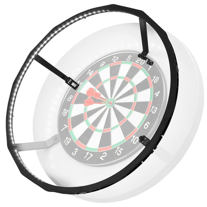 LED Dartboard Ring Licht, 360° Schattenfreie Beleuchtung mit 90 LEDs für Wohnzimmer - Helles LED Rin