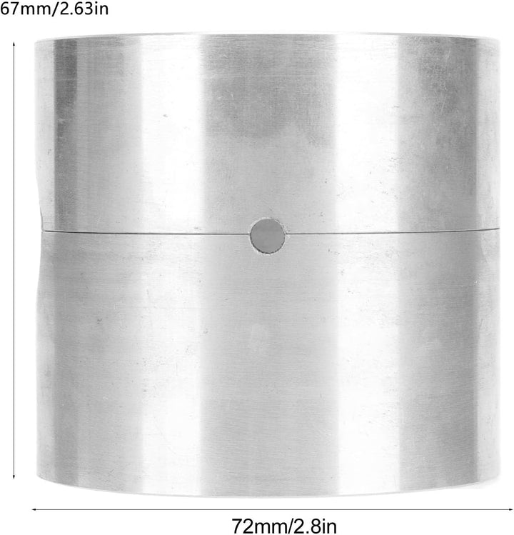 Sand Casting Sandbox, Aluminiumlegierung zylindrische Form Schmuck Casting Form, hitzebeständig klei