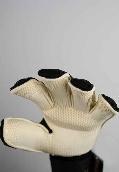 Reusch Herren Attrakt Glueprint Unisex Torwarthandschuhe mit Aussennaht Schnitt und Grip Gold X Bela