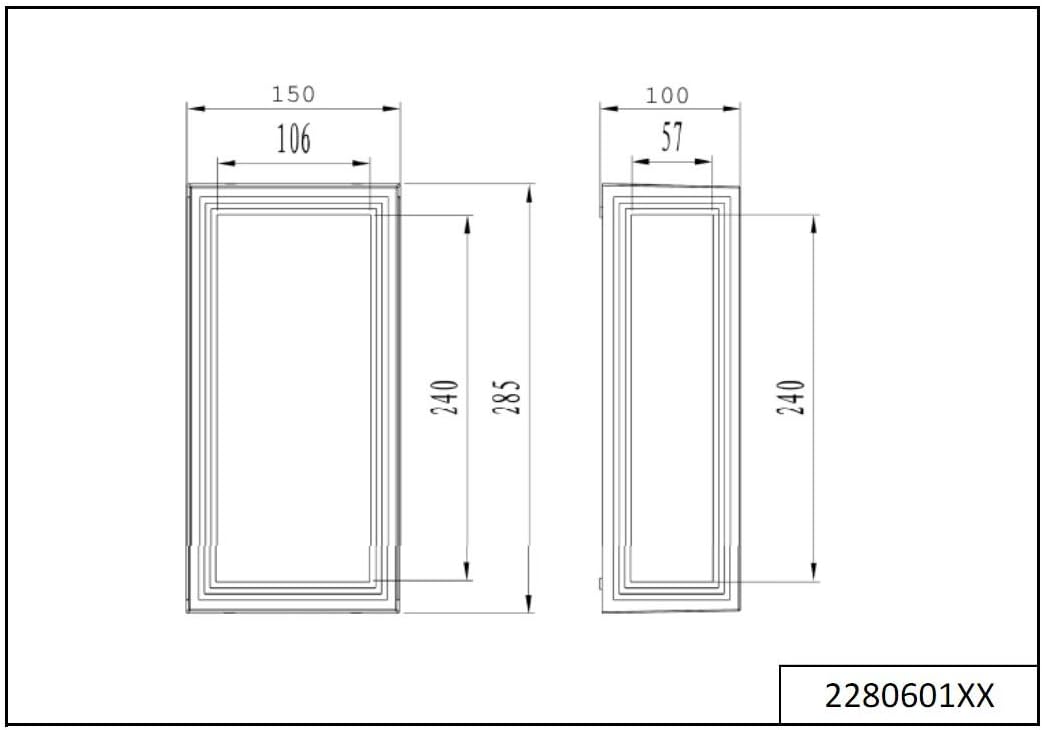 Trio Leuchten LED Aussenleuchte Timok 228060142, Druckguss Aluminium anthrazit, 1x 5 Watt, Anthrazit