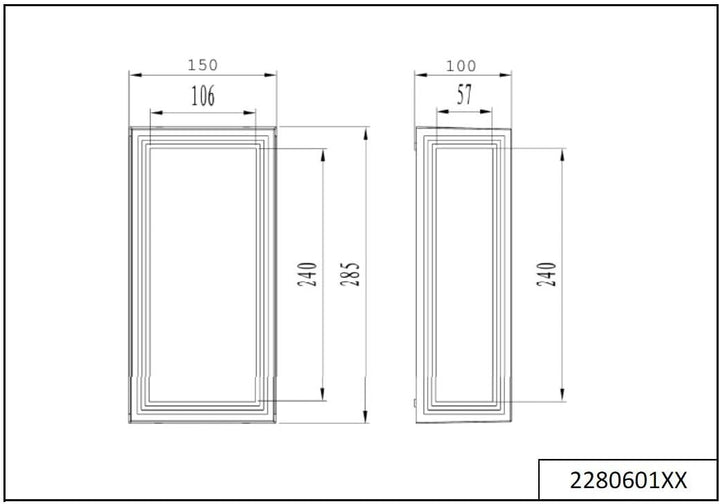 Trio Leuchten LED Aussenleuchte Timok 228060142, Druckguss Aluminium anthrazit, 1x 5 Watt, Anthrazit