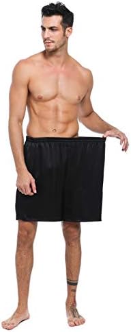 LePTON Herren Boxershorts, 100 % Maulbeerseide, super bequem
