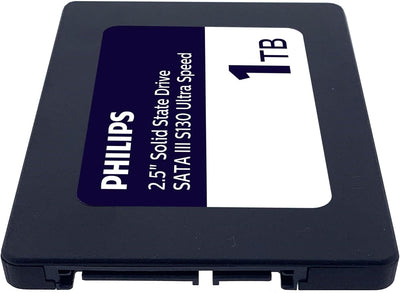 PHILIPS Interne SSD 2.5" SATA III 1 TB S130 Ultra Speed, Lesegeschwindigkeit bis zu 550 MB/s 1 TB Sa
