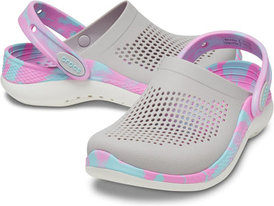 Crocs Unisex Kinder Literide 360 Clog T Holzschuh 28/29 EU Pearl White Multi, 28/29 EU Pearl White M