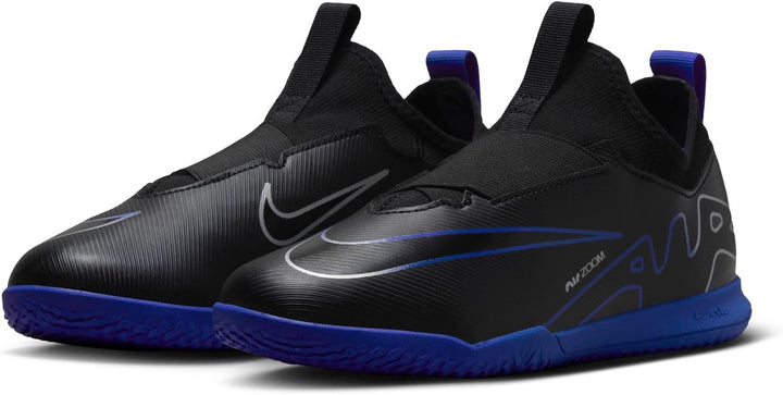 Nike Unisex Kinder Jr Zoom Vapor 15 Academy Ic Fussballschuh 27.5 EU Black Chrome Hyper Royal, 27.5