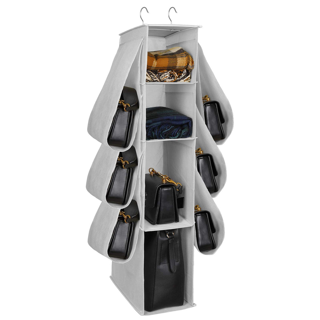 MaoXinTek Organizer für Handtasche, 10 Fächer, zum Aufhängen, Organizer, für Hut, Kleidung, Schuhe,