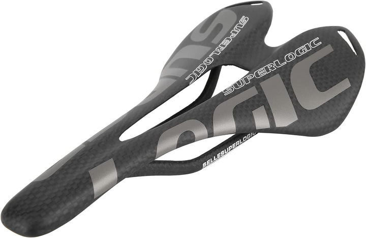 Dilwe Fahrrad Carbon Sattel Matt, Fahrradsattel Vollcarbon Fahrradsattelkissen Fahrradzubehör für MT