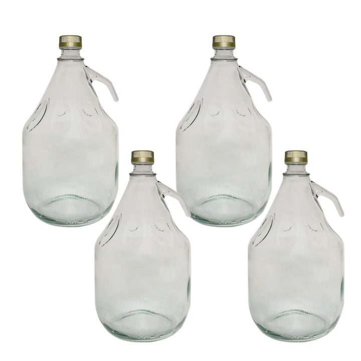 3 l (3000 ml) Demijohn mit Schraubverschluss – Luftschleuse, Bung Gärflasche Cider Carboy 1 Gallone,