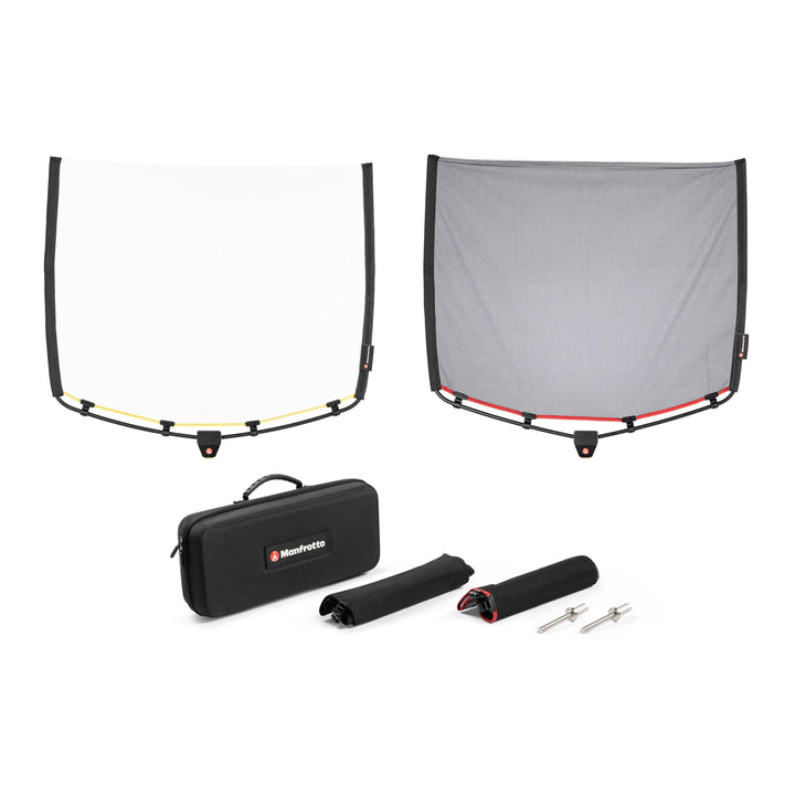 Manfrotto Rapid Flag Kit - 18" x 24" - 45 cm x 60 cm - RapidExoframes - Rapid Assembly Alu-Rahmen -
