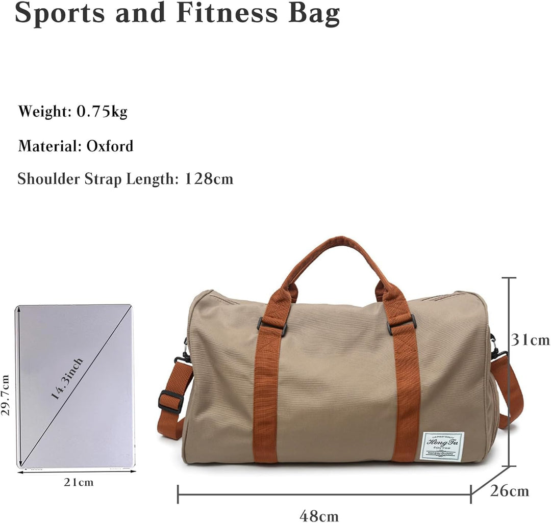 CORIOS Reisetaschen Duffle Bag für Herren/Damen Sporttasche Weekender Übernachtung Tasche Schwimmtas