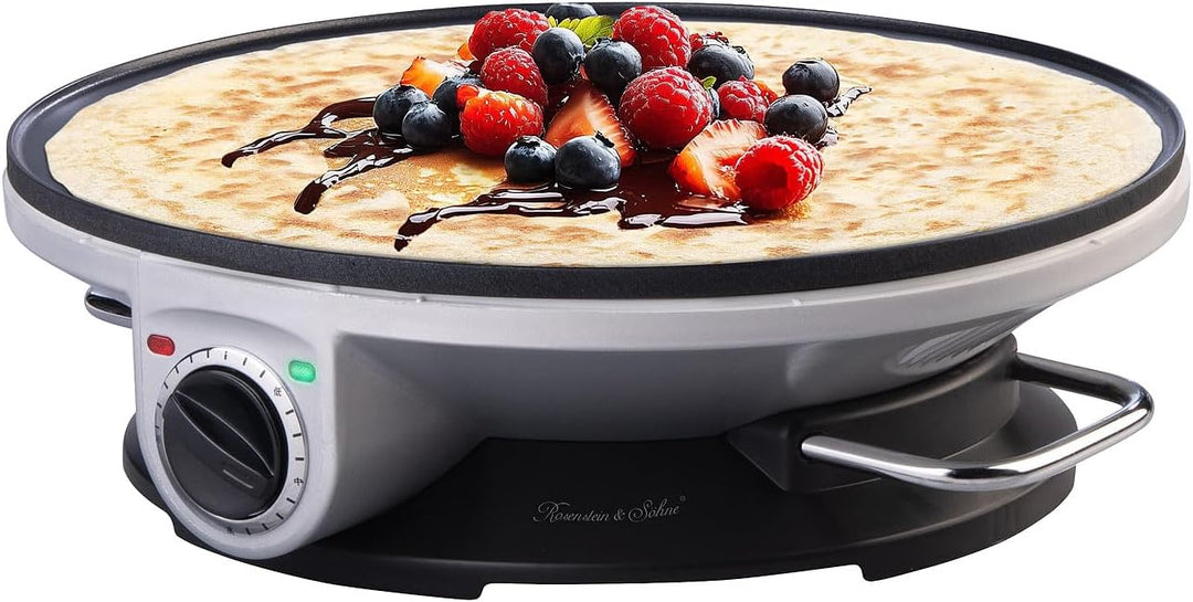 Rosenstein & Söhne Crepespfanne: XXL-Crêpes-Maker mit Antihaftbeschichtung, 1.200 Watt, Ø 32 cm (Cre