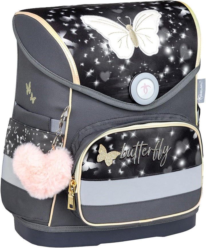 Belmil 405-41 Schulranzen Set (Amazing Butterfly), Amazing Butterfly