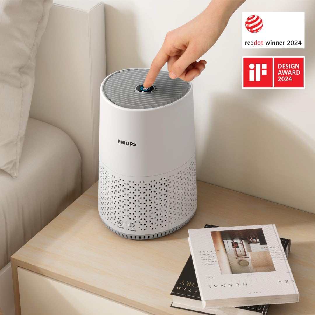 Philips Luftreiniger 600-Serie, energieeffizient mit Smart Sensor, Für Allergiker, HEPA-Filter entfe
