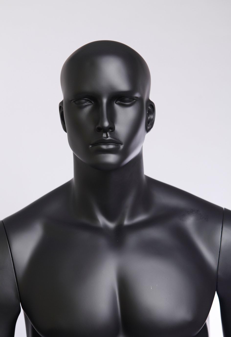 Euroton XM-11-8 schwarz lackierte abstrakte Schaufensterpuppe in Matt Mannequin Mann männliche Schau