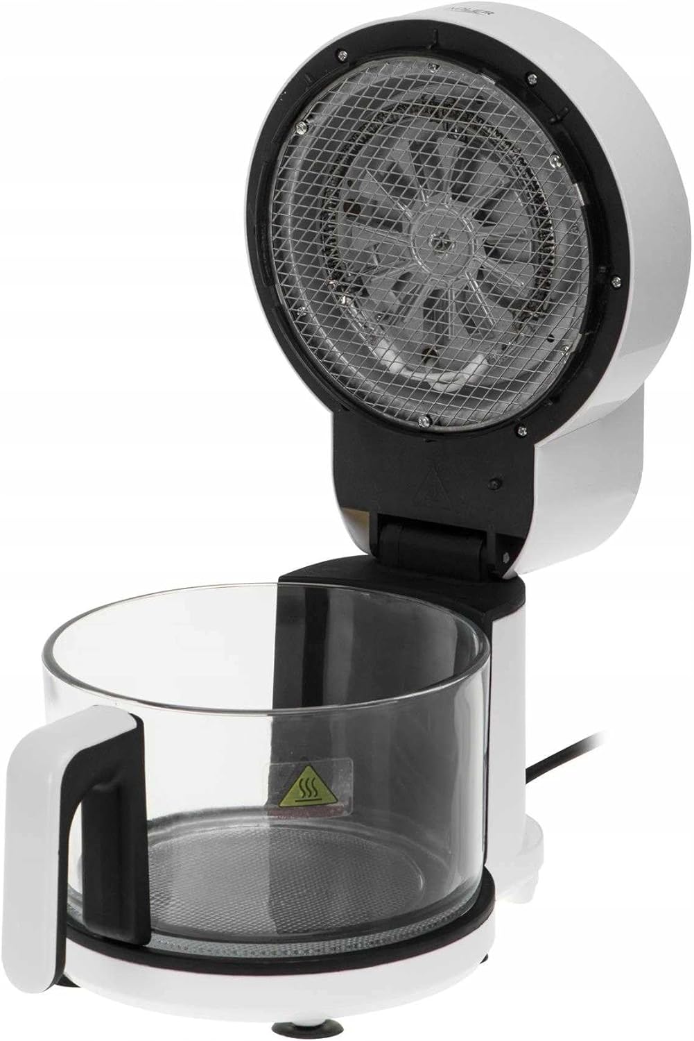 ADLER Air Fryer Backofen mit 3L Glasschale, Weiss