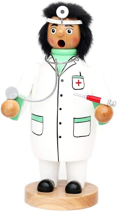 Wichtelstube-Kollektion Räuchermännchen Räuchermann Arzt Räucherfigur 20cm