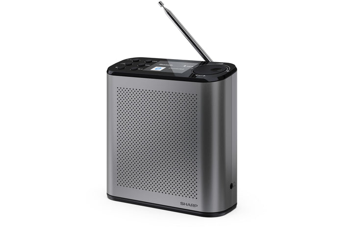SHARP DR-P530(GY) Osaka Tragbares Digitalradio – DAB+/FM, Bluetooth 5.3, BestTune, 120 Senderspeiche