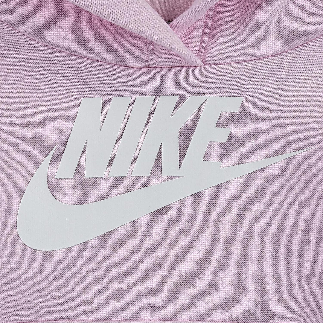 Nike Mädchen Club Hoodie Sweatshirt 5-6 Jahre A9y Pink Foam, 5-6 Jahre A9y Pink Foam