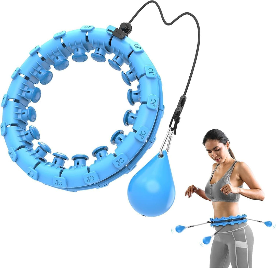 Smart Hula-Hoop-Reifen einstellbar zum Trainieren, Fitness Bauchtrainer Gymnastikreifen - SPINSLIM B