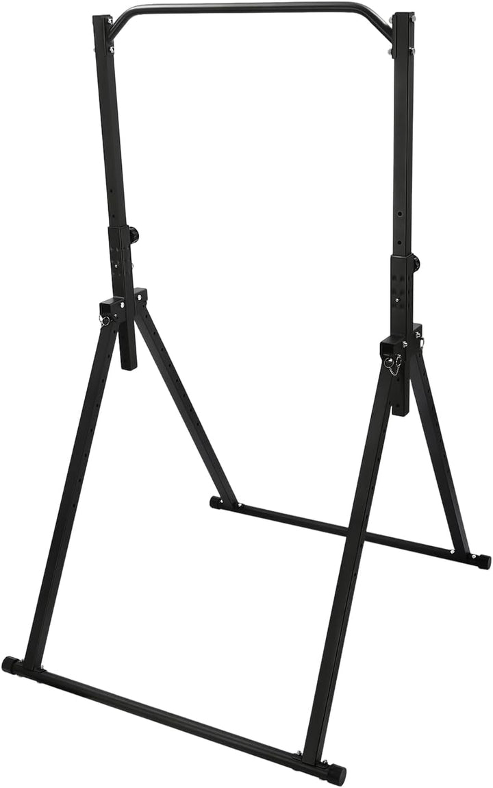 Klimmzugstange Freistehende Faltbares Power Rack Power Tower Höhenverstellbare (1,74-2,3m), Dreiecki