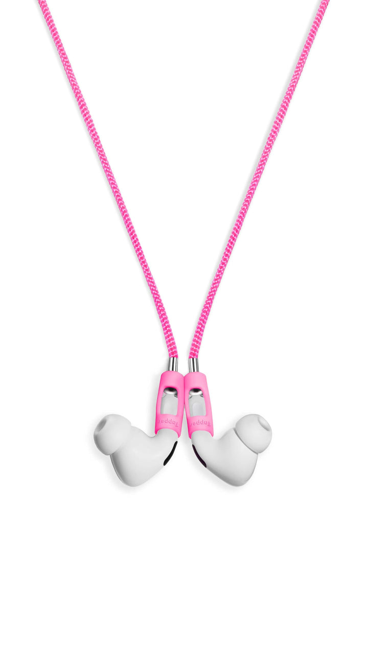 Tapper Active - Rosa Nylon/Edelstahlband für AirPods & AirPods Pro Rosa / Edelstahl, Rosa / Edelstah