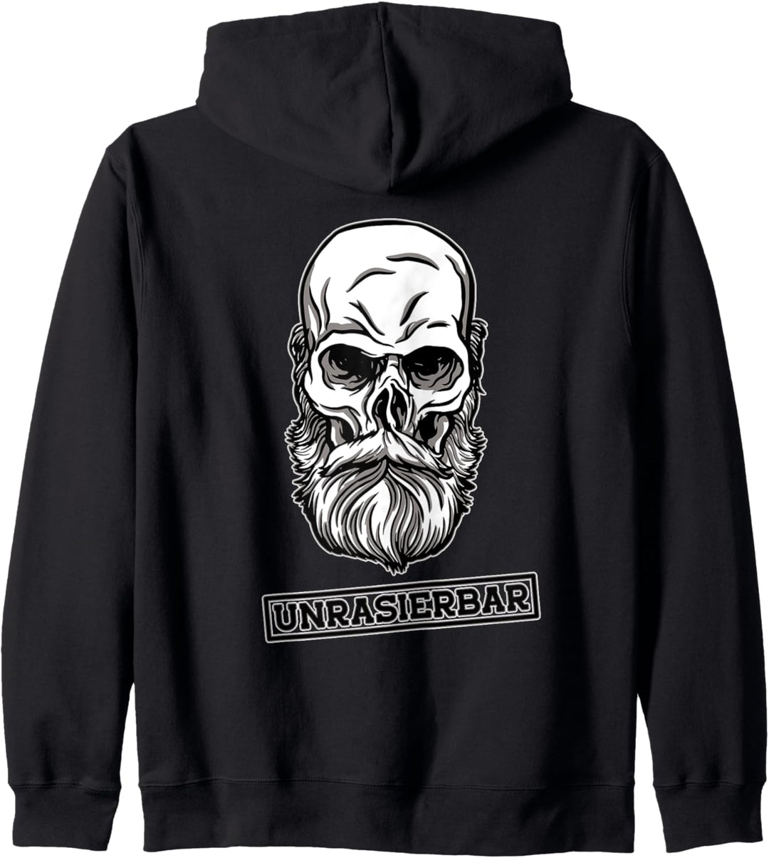 Unrasierbar Bärtig Bartträger Mann mit Bart Fan Beard Junkie Kapuzenjacke