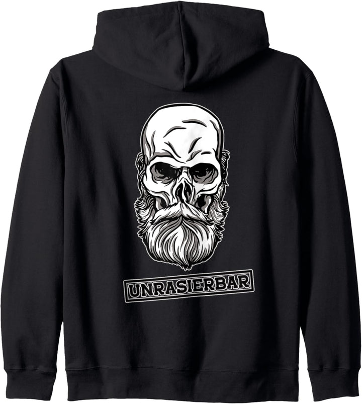 Unrasierbar Bärtig Bartträger Mann mit Bart Fan Beard Junkie Kapuzenjacke