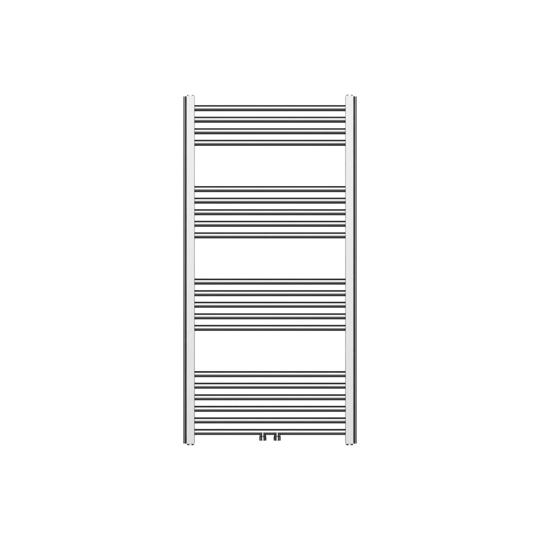 Belvit Badheizkörper, 1200x600 mm, 557 Watt, Mittelanschluss, Nabenabstand 50 mm, Qualitätsstahl, Ed