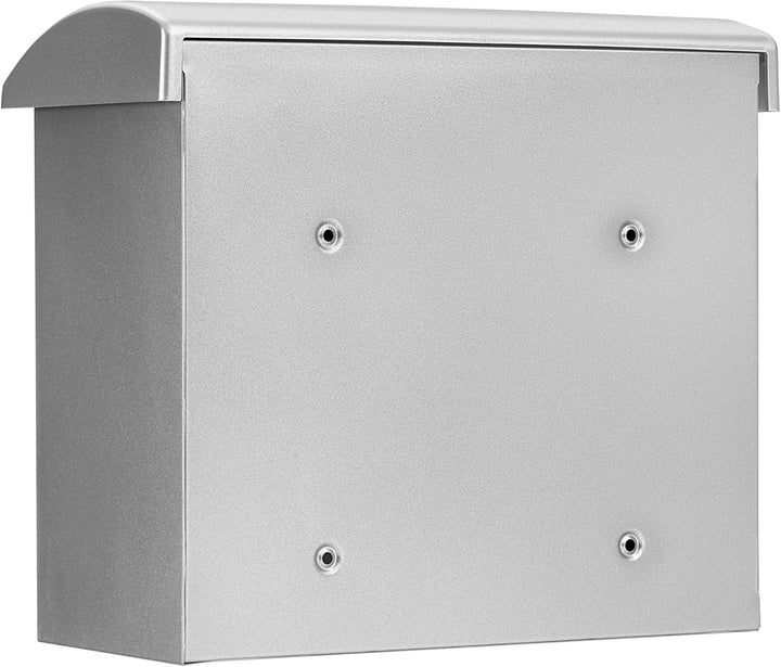 Burg-Wächter Briefkasten mit aufklappbarem Regendach, A4 Einwurf-Format, EU Norm EN 13724, Verzinkte