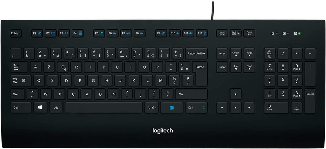 Logitech K280e Pro Kabelgebundene Business Tastatur für Windows, Linux und Chrome, USB-Anschluss, Ha