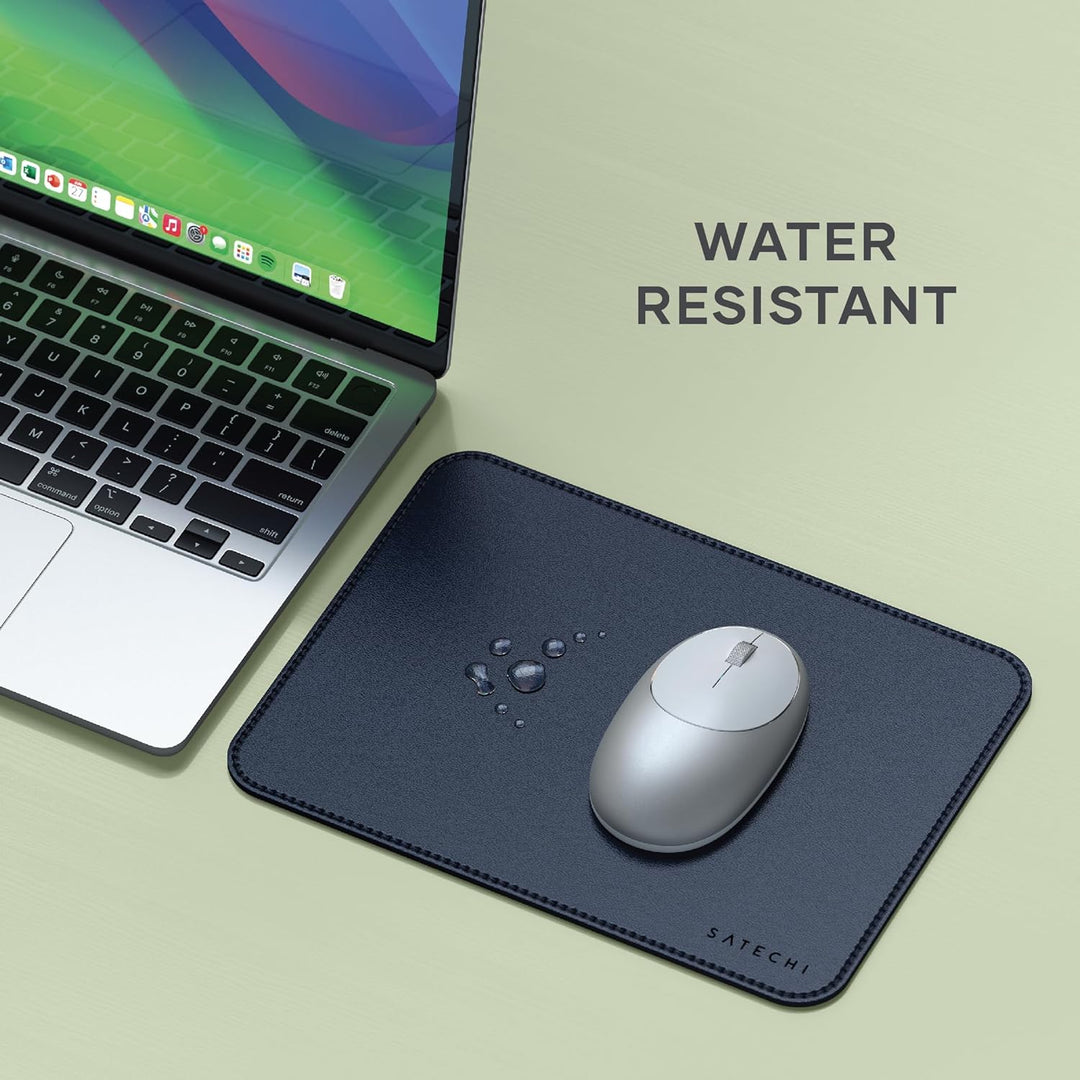 SATECHI Mauspad – Ergonomisch, Wendbar, Kratz- und Wasserfest, Leicht zu Reinigen – Schreibtischpad