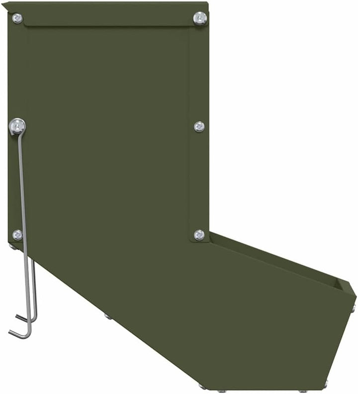 Kaninchenfütterer Olive Grün 17,5 x 26 x 28,5 cm Olivgrün 17,5 x 26 x 28,5 cm, Olivgrün 17,5 x 26 x