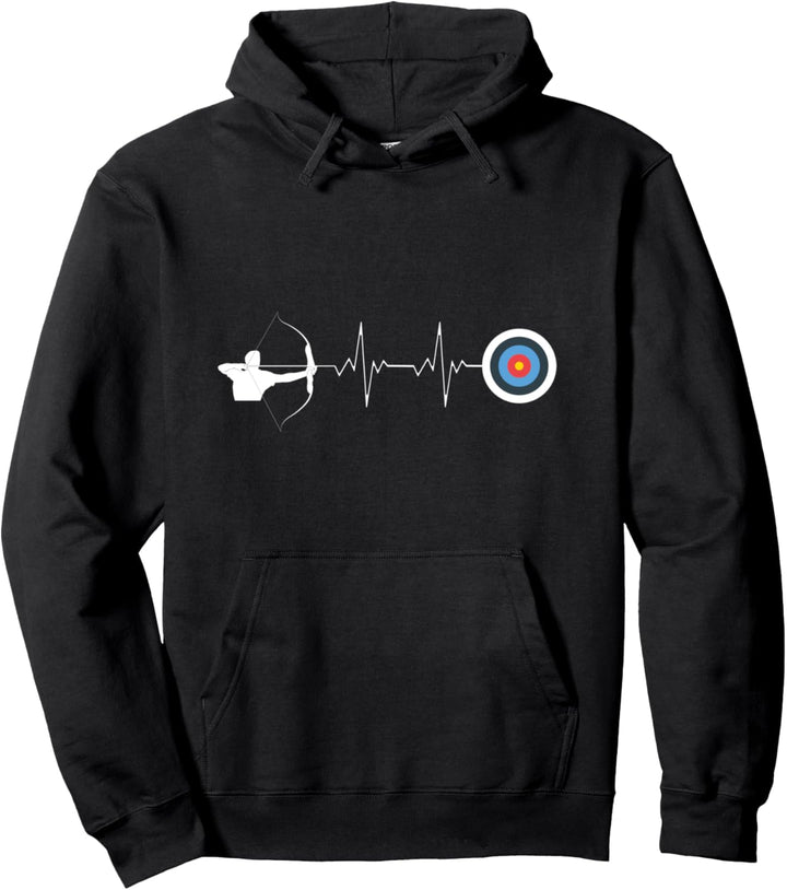 Bogensport, Bogenschütze, Bogenschiessen, Pfeil und Bogen Pullover Hoodie
